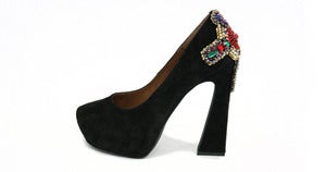 Image of JEFFREY CAMPBELL - EVA-CROSS HEELS