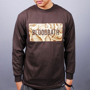 Image of Boxed Python L/S Tee (Brown)