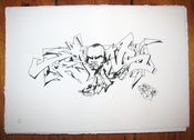 Image of “Black Book Sketch #25” (B&W Screenprint Edition of 25)