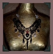 Image of Insomniac Heart ♥ Lace Necklace~!