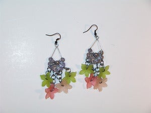 Image of Floral Chandelier Earrings