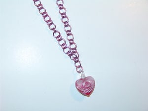 Image of Dual Chain Heart Necklace