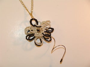 Image of Pearled Flower Necklace