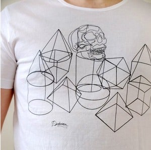 Image of T-shirt homme blanc Disco King 