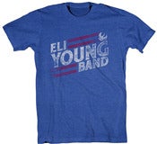 Image of Royal Blue Slanted Logo T-Shirt *FREE GRAB BAG T-SHIRT INCLUDED*