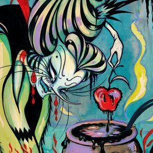 Image of "The Witch's Laboratory" 15" x 21" print