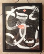 Image of "Ask the Snake" 11x14 original artwork 
