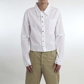 Image of Long Sleeve Detachable Dress Shirt