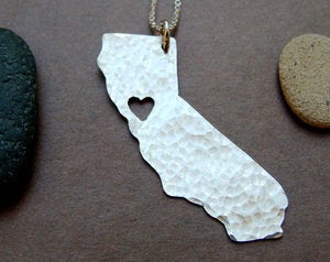 Image of California State Necklace