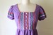 Image of Vintage Dress. Hippie Boho Purple with Rick Rack