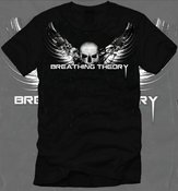 Image of Breathing Theory-Skull & Wings T-Shirt