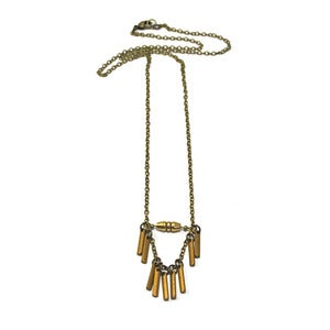 Image of dusted fringe necklace