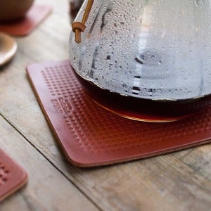 Image of Wood & Faulk Leather Trivet