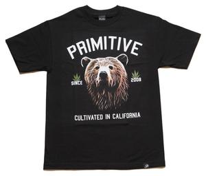 Image of Primitive - Golden Bear Tee - Black