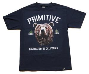 Image of Primitive - Golden Bear Tee - Navy