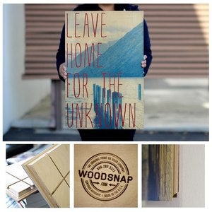 Image of 16"x24" Printed Wood Canvas
