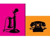 Image of telephone paintings