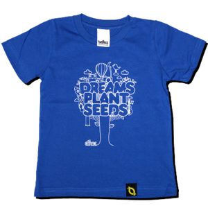 Image of Dreams Plant Seeds - Blue Kids T-shirt