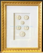 Image of In stock: special spring collection of framed intaglios, design as seen (1)