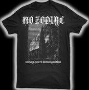 Image of NO ZODIAC "UNHOLY HATRED" SHIRT