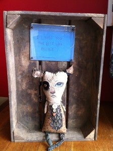 Image of "I loved you the best way possible" mixed media composition by Mydogsighs and Junker Jane