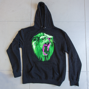 Image of Limited "Atomic Scream" Men's Hoodie - Charcoal Grey