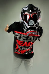Image of 20x30 Print- Black Cement III Gas Mask