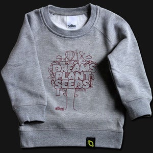 Image of Dreams Plant Seeds - Grey Kids Crew 