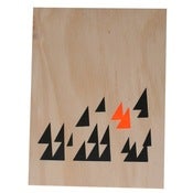 Image of 'Triangles' screeprint on ply