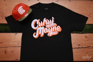 Image of Cukui Mayne Tee - Black/Orange