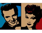 Image of lucy and desi paintings, the first