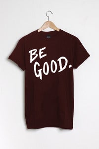 T-shirt design Be Good - Burgundy