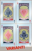 Image of LES CLAYPOOL'S DUO DE TWANG POSTER SET - March Mini Tour - SILVER VARIANT
