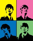 Image of beatles paintings, the first