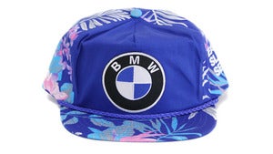 Image of BMW HAWAIIAN SNAPBACK - BLUE