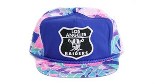 Image of RAIDERS HAWAIIAN SNAPBACK - BLUE