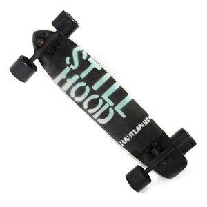 Image of Black Logo Skateboard 
