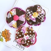Image of set of 3 posy pins - 834