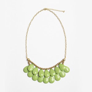 Image of Citrus Green Briolette Necklace