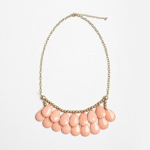 Image of Peach Briolette Necklace