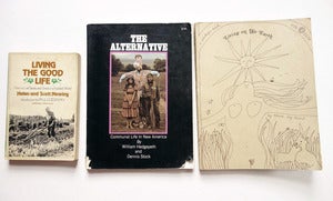 Image of 3 Vintage Books On Living Off The Grid, Homesteading, and Being Self-Sufficient