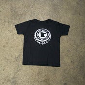 Image of BOTTLE CAP - BLACK YOUTH T-SHIRT