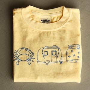 Image of Summer Medley Butter Yellow Tee
