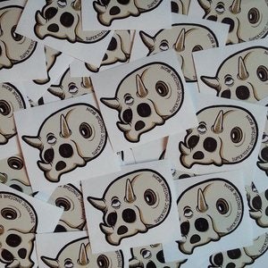 Image of Dino Skull Sticker
