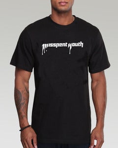 Image of MISSPENT YOUTH - MEN'S BLACK TEE