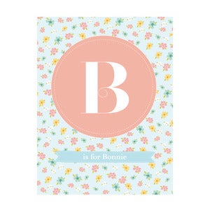 Image of Vintage Daisy Personalised Art Print