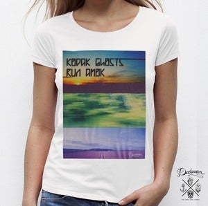 Image of T-shirt femme kodak ghosts run amok - Travels