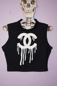 Image of Dripping Chanel Crop Top