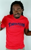 Image of Male Rager Tee...Red/NavyBlue