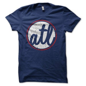 Image of Atlanta 'ATL' Circle Graphic T-Shirt - Home of the Brave 2.0